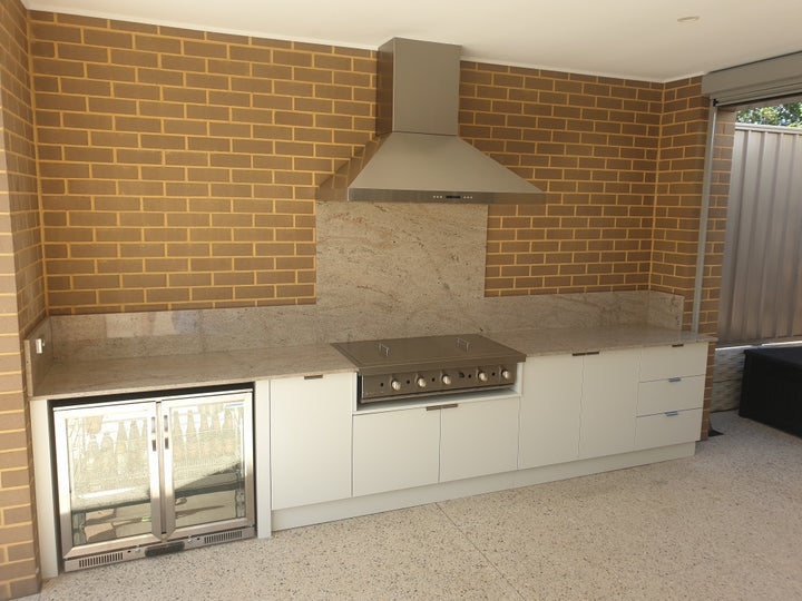 1080mm Waterproof Low Height Double Door Cabana BBQ Cabinet