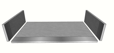 Non Combustible Heatshield to suit 1080mm Cabana cabinet