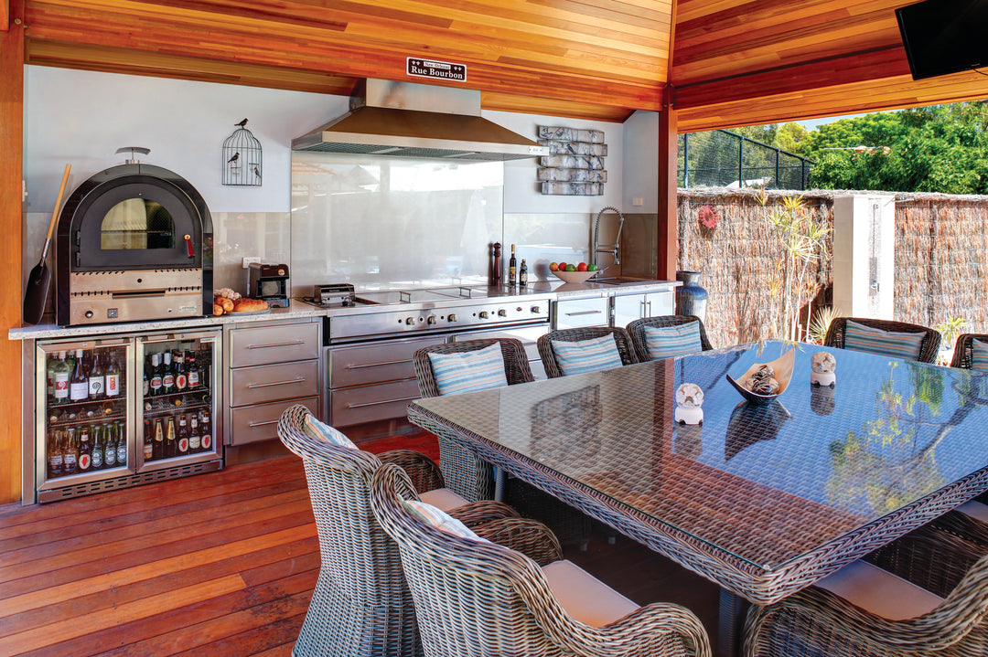 Outdoor Kitchen Breakfast Al Fresco Fusion Fire Outdoor Kitchen