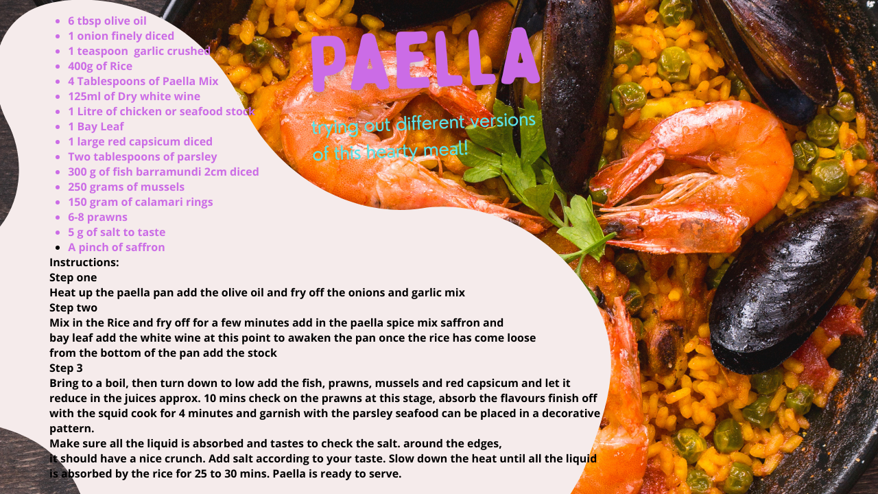 Fusion of Spice Paella Seasoning
